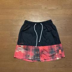 00s NIKE 水陸両用 パンツ Mサイズ 総柄チェック y2k サーフパンツ
