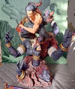 zuoban ワンピースゾロガレージキットフィギュア刀等パーツ欠けあり