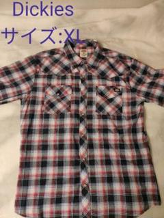 〔Dickies〕半袖チェックシャツ