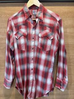 60'sヴィンテージ LEVIS オンブレチェックウエスタンシャツ Mのサムネイル