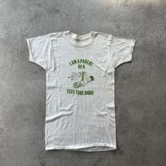 70s80s ユニオンアンダーウェア メッセージtシャツ USA製 L