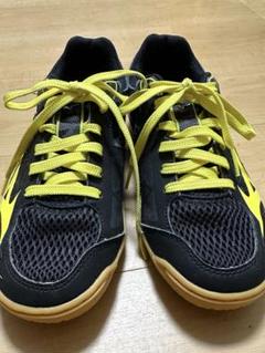 Mizuno 卓球シューズ 女性用 黒/黄色