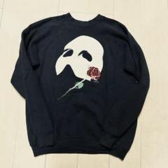 USA製　オペラ座の怪人　スウェットトレーナー　ブラック　XLサイズ　蓄光 古着 80s USA製 The Phantom of the Opera オペラ座の怪人