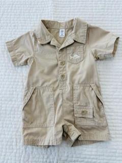 探検 ロンパース GAP ギャップ 60サイズ ベージュ