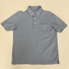 UNIQLO エアリズムカノコポロシャツ M ライトブルー