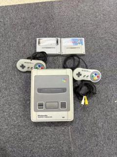 任天堂 SPC スーパーファミコン 本体 コントローラー*2 ゲームカセット*2