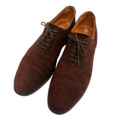 グレンソンのスエードの革靴 GRENSON 極美品☆(英)グレンソン 5.5F【貴重☆上級/G-ONEライン/G1
