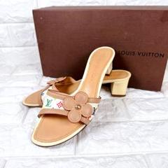 Louis Vuitton モノグラムミュール マルチカラー 貴重 サンダル Louis Vuitton モノグラムミュール マルチカラー 貴重 サンダル