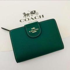 新品未使用　コーチCOACH 折り財布　二つ折り　ネオングリーン 楽天市場】コーチ ミニ財布（形状（財布）三つ折り財布）の通販
