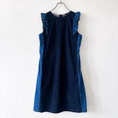 【美品】Paul Smith ポールスミス ロングワンピース ノースリーブ 40 PS Paul Smith ポールスミス バイカラーノースリーブワンピース