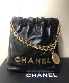 限界値下げ！　☆美品☆ CHANEL22ミニ　ブラック CHANEL 22 ミニ ハンドバック ブラック 黒[AS3980 B09220 94305