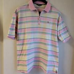 マンシングウェア Classic Golf ジッパーポロシャツ 　サイズＬ