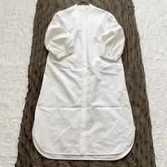 未使用✨ デミルクスビームス【36】バンドカラーシャツワンピース 三尋木奈保着用