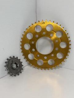 43丁XAM リアスプロケットCBX550F CB750F 530 フロント