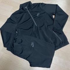 NIKE ナイキ　ナイロンジャケット　セットアップ　ハーフジップ　上XL 下M org.jpg
