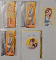 花丸　AqoursClub出張所　スクエア缶バッジ　フォトカード　ラブライブ