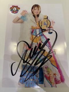 女子プロレス マリーゴールド 直筆サイン入りポートレート 岩谷