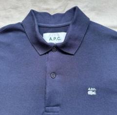 A.P.C. Lacoste コラボ ポロシャツ ネイビー XS A.P.C. Lacoste コラボ ポロシャツ ネイビー XS