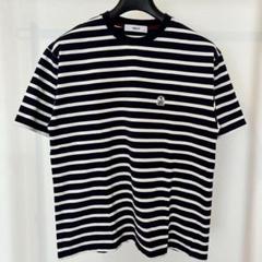 FIDELITY ネイビー/ホワイトボーダーTシャツ Mサイズ 少し大きめ