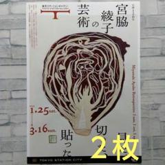 宮脇綾子の芸術　東京ステーションギャラリー　チラシ　フライヤー　２枚セットのサムネイル
