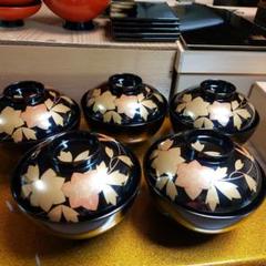 BE536 高級輪島塗　六歌仙蒔絵　石州形菓子椀　十客　歌違い蓋　漆　塗椀　箱付 BE536 高級輪島塗六歌仙蒔絵石州形菓子椀十客歌違い蓋漆塗椀箱付