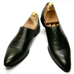 alfredoBANNISTER スポックシューズ レザー ダークグリーン 革靴 alfredoBANNISTER スニーカー 「SHOO IN SHOE」定番 究極の