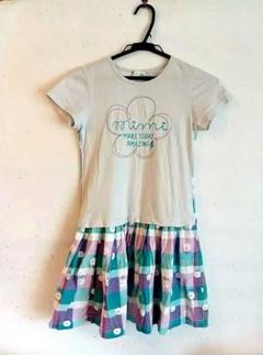 KP ニットプランナー 子供服 ワンピース 半袖 キッズ 140cm