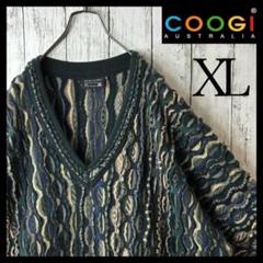 COOGI セーター 古着 Vネック 2025年最新】クージー ネック：Vネック メンズ ニット・セーター