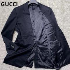【GUCCI】グッチ　 テーラードジャケット　 上着　 ブラック　38 グッチ ウール テーラードジャケット 黒 ＃38 GUCCI