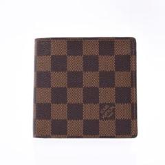【比較的美品】ルイヴィトン ダミエ 二つ折り財布