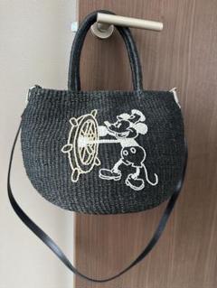 selva secreta ディズニーコラボバック selva secreta】Disney / Mickey Mouse / small basket bag
