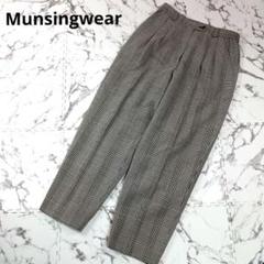 美品　マンシングウェア　ゴルフ　レディース チェック柄 パンツ