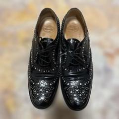 【silver r°様】【キズなど有】Church’s スタッズ付きブラック 熱い販売 silver r°様】【キズなど有】Church's スタッズ付き