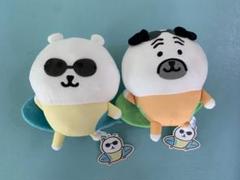 【新品タグ付】ナガノキャラクターズ　サーフィンぬいぐるみ くま パグ ２種セット ナガノキャラクターズ サーフィンぬいぐるみ 全2種セット - メルカリ
