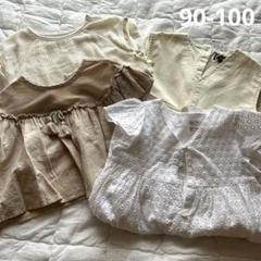 夏　トップス　ワンピース　90-104 4点セット