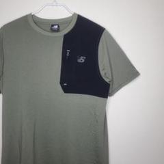 【美品!】New Balance ニューバランス オリーブグリーン Tシャツ L