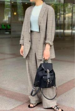 MORRIS & SONS テーラードジャケット パンツ セットアップ チェック MORRIS & SONS テーラードジャケット パンツ セットアップ チェック