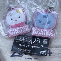 ガチャ　aespa めじるしアクセサリー　ウィンター　カリナ