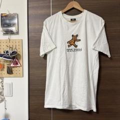 stussy Tシャツ クマ ロゴ プリント Mサイズ ストリート