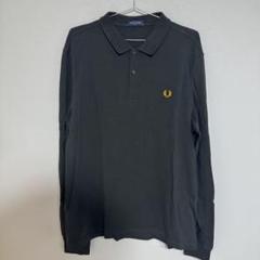 FRED PERRYフレットペリー 長袖ポロシャツ XL ダークグリーン