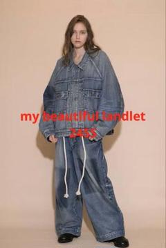 【24SS my beautiful landlet デニムセットアップ】