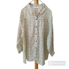 varutessa カイタック 【LL】オープンシャツ ブラウス 総柄 美品