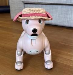 aibo カンカン帽ピンクリボン
