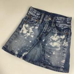 【新品未使用タグ付】DENIM&DUNGAREE フリル付きデニムシャツ 100 DENIM DUNGAREE - DENIM DANGAREE フリルTシャツの通販 by