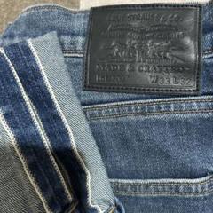 Levi's 502 デニムパンツ W33 セルビッチ赤耳 青タブ ビッグE
