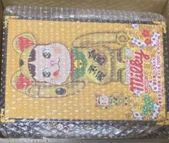 BE@RBRICK 招き猫 ペコちゃん 金運ダブル小判 金メッキ 400%のみ