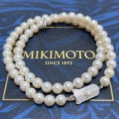【極上】ミキモト　アコヤ　本真珠　テリ◎ パール　ネックレス　シルバー 楽天市場】MIKIMOTO ミキモト パール ネックレス あこや真珠7.5