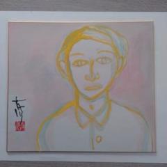 荒木光 先生 直筆イラスト色紙二枚セット 激レア