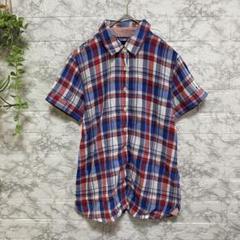 TOMMY　HILFIGER　レディース　6サイ　ズチェック柄 半袖シャツ