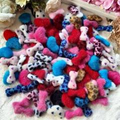デコパーツ ファー ハンドメイド フラットパーツ